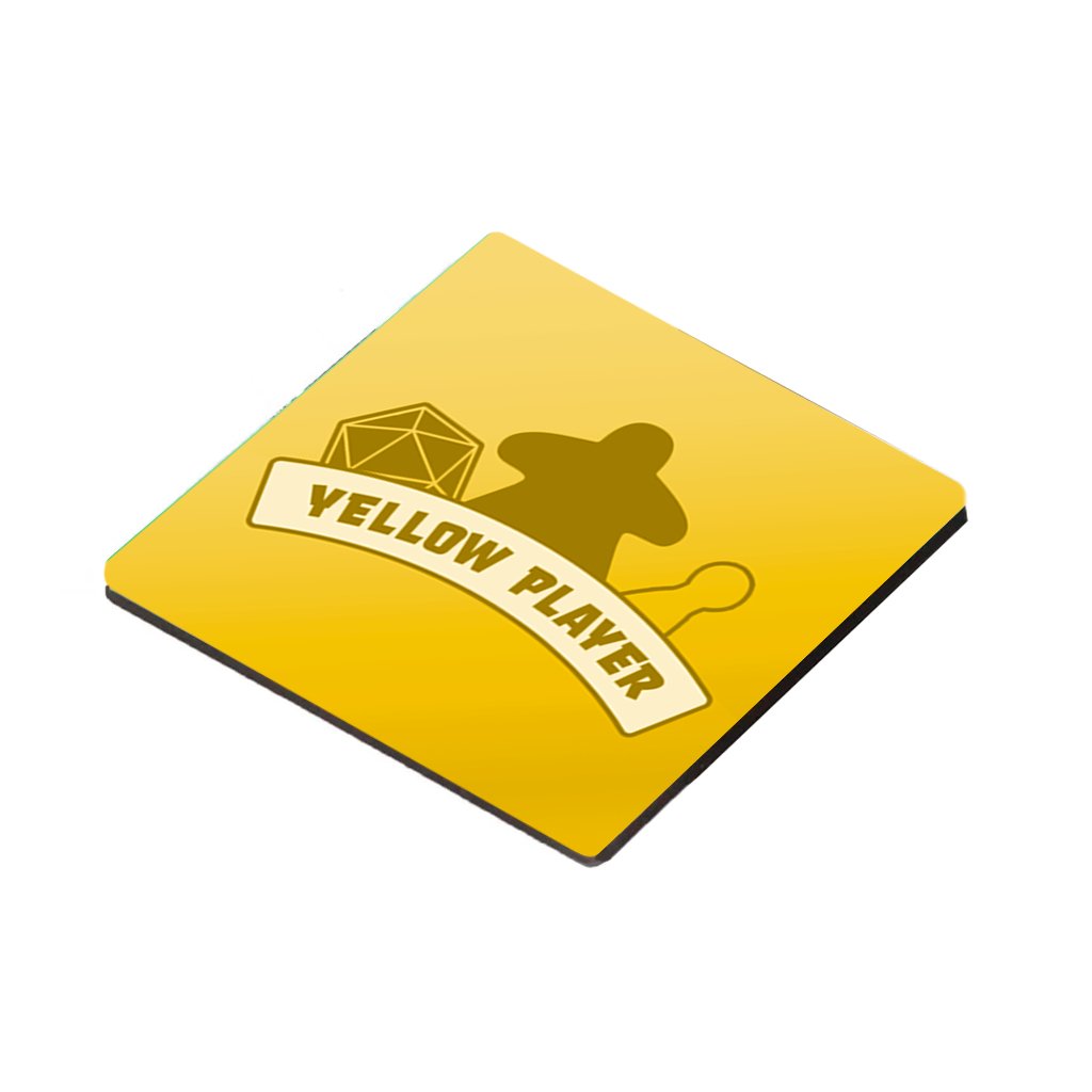 Coaster - Board Gamer Player Mug Coaster Board Game Tabletop Gaming Gifts Accessories, RPG D&D Dice
