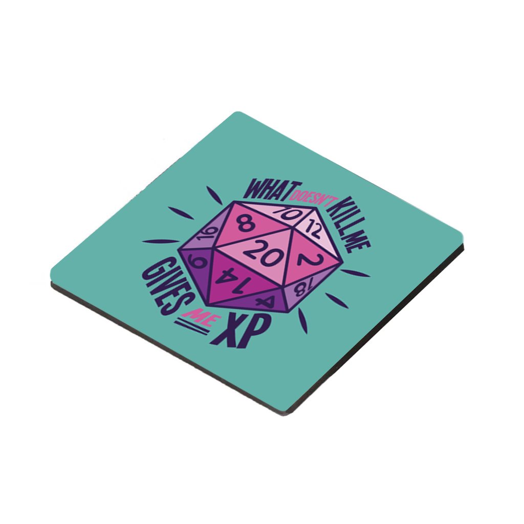 Coaster - D20 XP Mug Coaster Board Game Tabletop Gaming Gifts Accessories, RPG D&D Dice