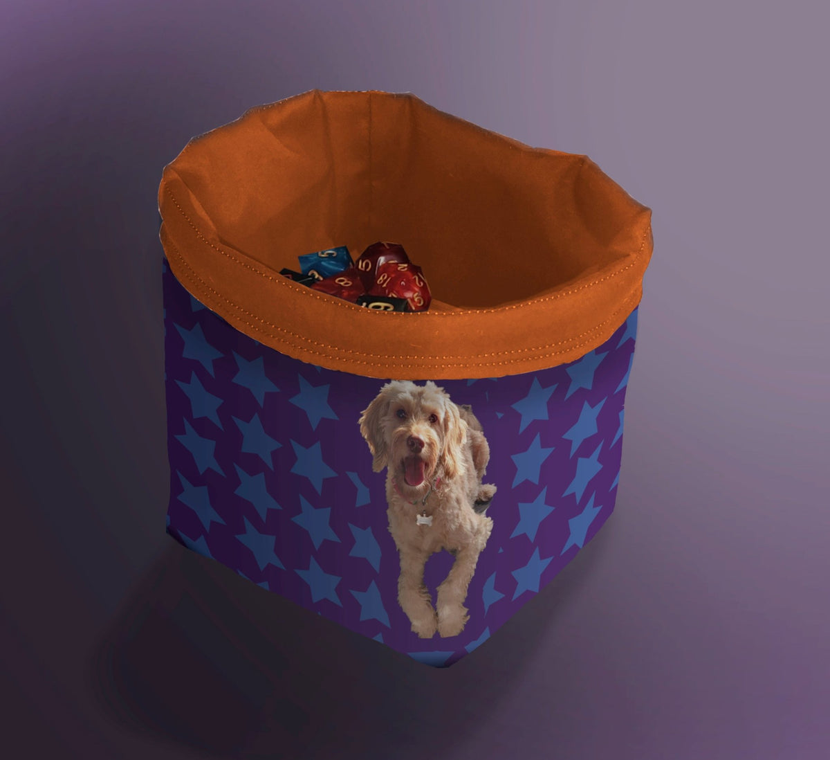 Custom Printed Dice Bag - Your Custom Image on a Bag Board Game Tabletop Gaming Gifts Accessories, RPG D&D Dice
