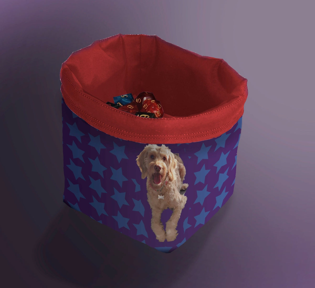 Custom Printed Dice Bag - Your Custom Image on a Bag Board Game Tabletop Gaming Gifts Accessories, RPG D&D Dice