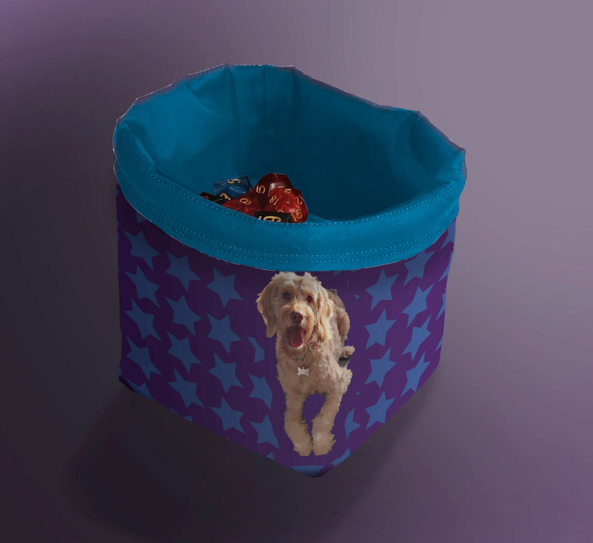 Custom Printed Dice Bag - Your Custom Image on a Bag Board Game Tabletop Gaming Gifts Accessories, RPG D&D Dice