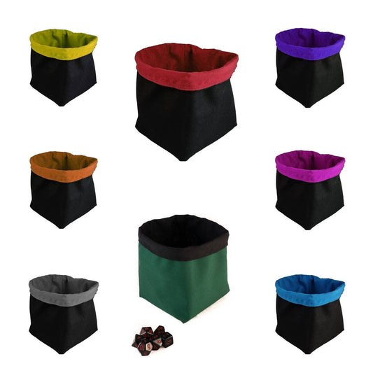 Dice Bag - Plain Colour Bag Board Game Tabletop Gaming Gifts Accessories, RPG D&D Dice