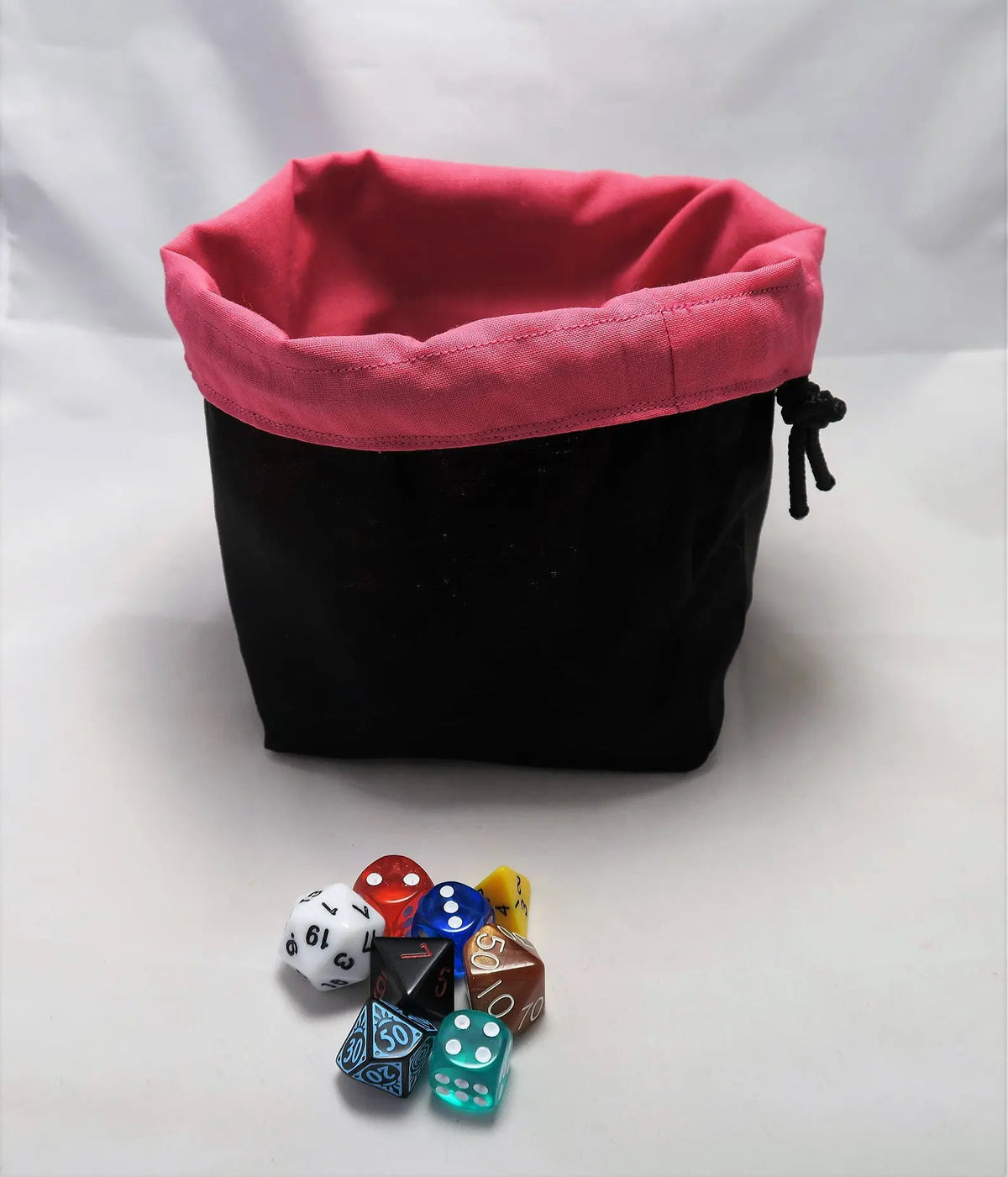 Dice Bag - Plain Colour Bag Board Game Tabletop Gaming Gifts Accessories, RPG D&D Dice