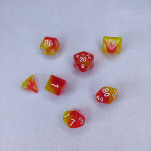 Dice Set - Candy Corn Dice Board Game Accessories, Tabletop Gaming Gifts, RPG Dnd Dice