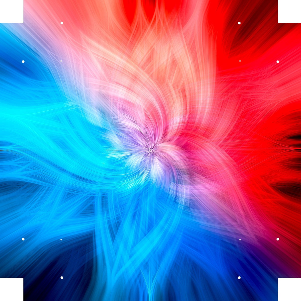 Dice Tray - Abstract Red Blue Swirl Board Game Tabletop Gaming Gifts Accessories, RPG D&D Dice