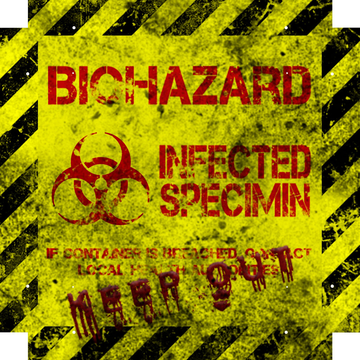 Dice Tray - Biohazard/Zombie Themed for Zombicide Board Game Tabletop Gaming Gifts Accessories, RPG D&D Dice