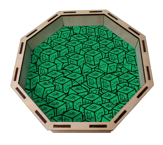 Dice Tray - Bloodbowl Dice Inspired Pattern Board Game Tabletop Gaming Gifts Accessories, RPG D&D Dice