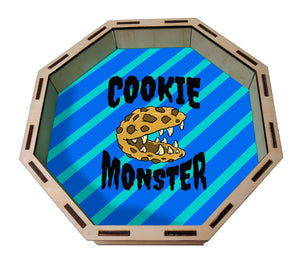 Dice Tray- Cookie Monster Board Game Accessories, Tabletop Gaming Gifts, RPG Dnd Dice