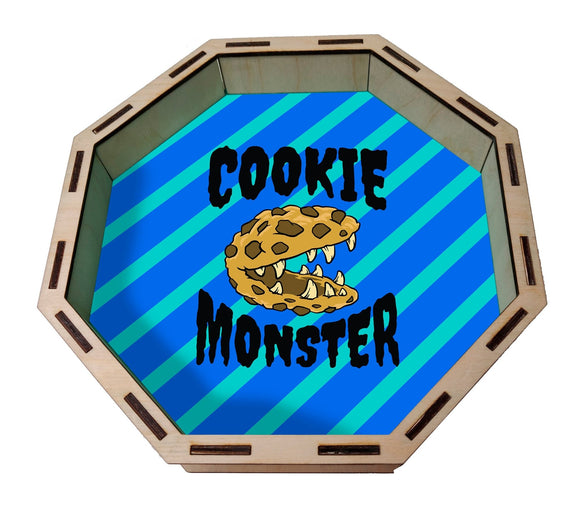 Dice Tray- Cookie Monster Dice Tray Board Game Accessories, Tabletop Gaming Gifts, RPG Dnd Dice