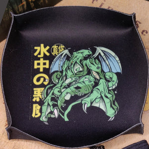 Dice Tray- Cthulhu Anime Design Board Game Accessories, Tabletop Gaming Gifts, RPG Dnd Dice