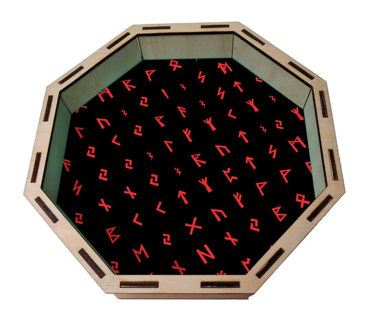 Dice Tray - Dwarven Runes Board Game Tabletop Gaming Gifts Accessories, RPG D&D Dice