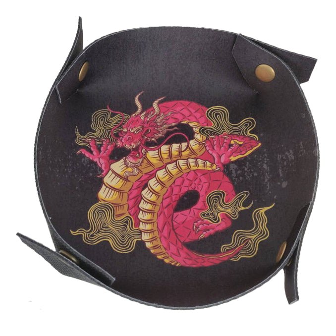 Dice Tray - Lucky Dragon Board Game Tabletop Gaming Gifts Accessories, RPG D&D Dice