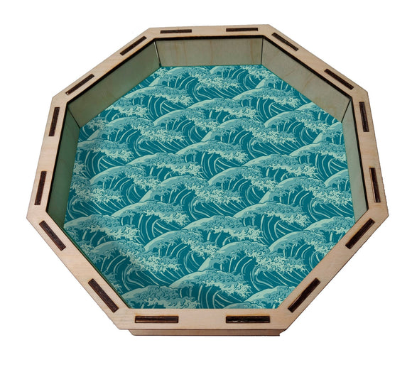 Dice Tray- Ocean Waves Board Game Accessories, Tabletop Gaming Gifts, RPG Dnd Dice