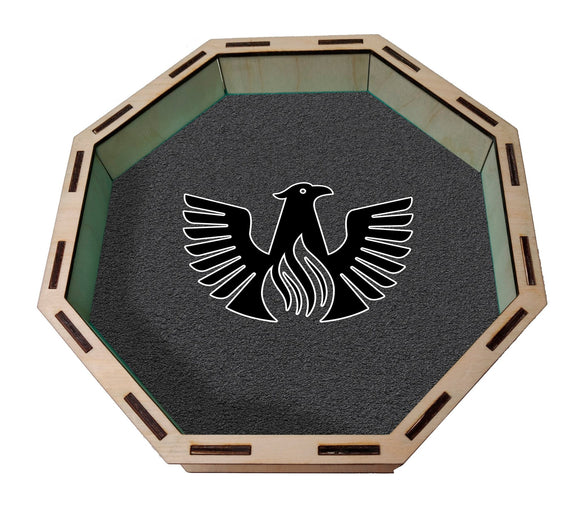 Dice Tray- Phoenix Rises Board Game Accessories, Tabletop Gaming Gifts, RPG Dnd Dice