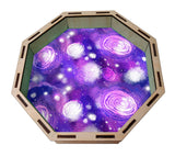 Dice Tray- Purple Galaxy Stars Board Game Accessories, Tabletop Gaming Gifts, RPG Dnd Dice