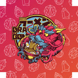 Dice Tray - Ramen Dragon Pattern Board Game Tabletop Gaming Gifts Accessories, RPG D&D Dice