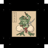 Dice Tray - Samurai Frog Dice Rolling Tray Board Game Tabletop Gaming Gifts Accessories, RPG D&D Dice