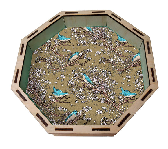 Dice Tray- Spring Birds Board Game Accessories, Tabletop Gaming Gifts, RPG Dnd Dice