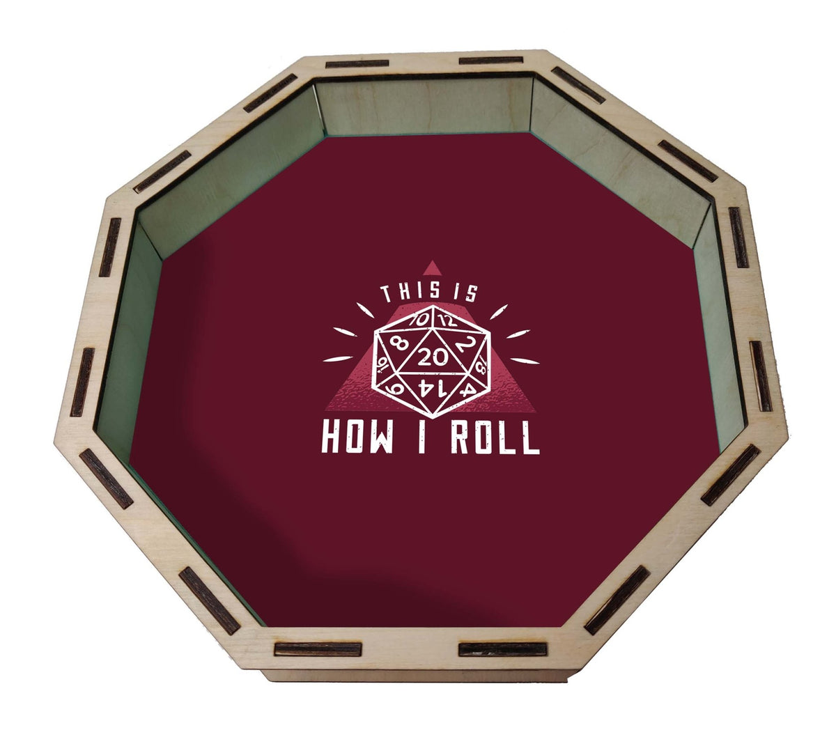 Dice Tray - This is How I Roll Dice Tray Board Game Tabletop Gaming Gifts Accessories, RPG D&D Dice