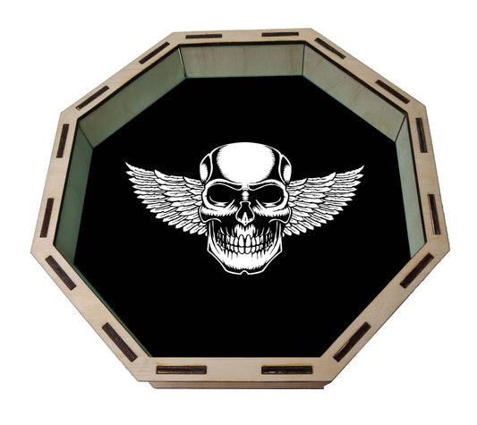 Dice Tray - Warhammer Inspired Skull Tray Board Game Tabletop Gaming Gifts Accessories, RPG D&D Dice