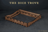 Dice Trove- Dice Storage Box with Rolling Tray Board Game Accessories, Tabletop Gaming Gifts, RPG Dnd Dice