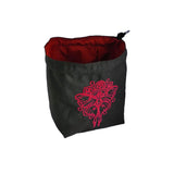 Embroidered Dice Bag- Butterfly Board Game Accessories, Tabletop Gaming Gifts, RPG Dnd Dice
