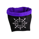 Embroidered Dice Bag- Chaos Star Inspired (for Warhammer) Board Game Accessories, Tabletop Gaming Gifts, RPG Dnd Dice