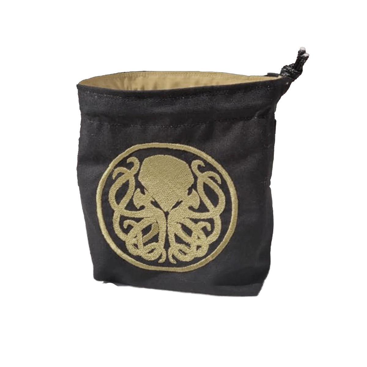 Embroidered Dice Bag - Cthulhu Themed (circle) Board Game Tabletop Gaming Gifts Accessories, RPG D&D Dice