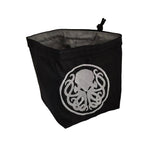 Embroidered Dice Bag- Cthulhu Themed (circle) Board Game Accessories, Tabletop Gaming Gifts, RPG Dnd Dice