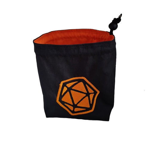 Embroidered Dice Bag - D20 Dice Board Game Tabletop Gaming Gifts Accessories, RPG D&D Dice
