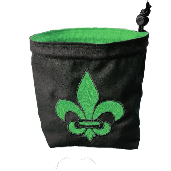 Embroidered Dice Bag - Fleur de Lis Storage Bag Board Game Tabletop Gaming Gifts Accessories, RPG D&D Dice