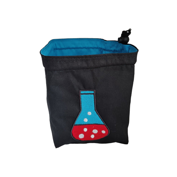 Embroidered Dice Bag- Potion Bottle Bag Board Game Accessories, Tabletop Gaming Gifts, RPG Dnd Dice