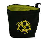 Embroidered Dice Bag - Triforce Celtic Symbol Board Game Tabletop Gaming Gifts Accessories, RPG D&D Dice