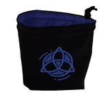 Embroidered Dice Bag - Triforce Celtic Symbol Board Game Tabletop Gaming Gifts Accessories, RPG D&D Dice