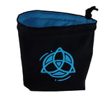 Embroidered Dice Bag - Triforce Celtic Symbol Board Game Tabletop Gaming Gifts Accessories, RPG D&D Dice