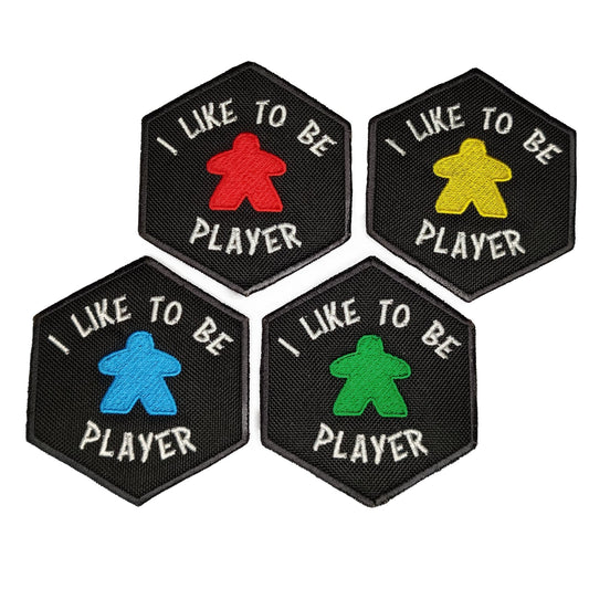 Patches - Meeple Player Colour Board Game Tabletop Gaming Gifts Accessories, RPG D&D Dice
