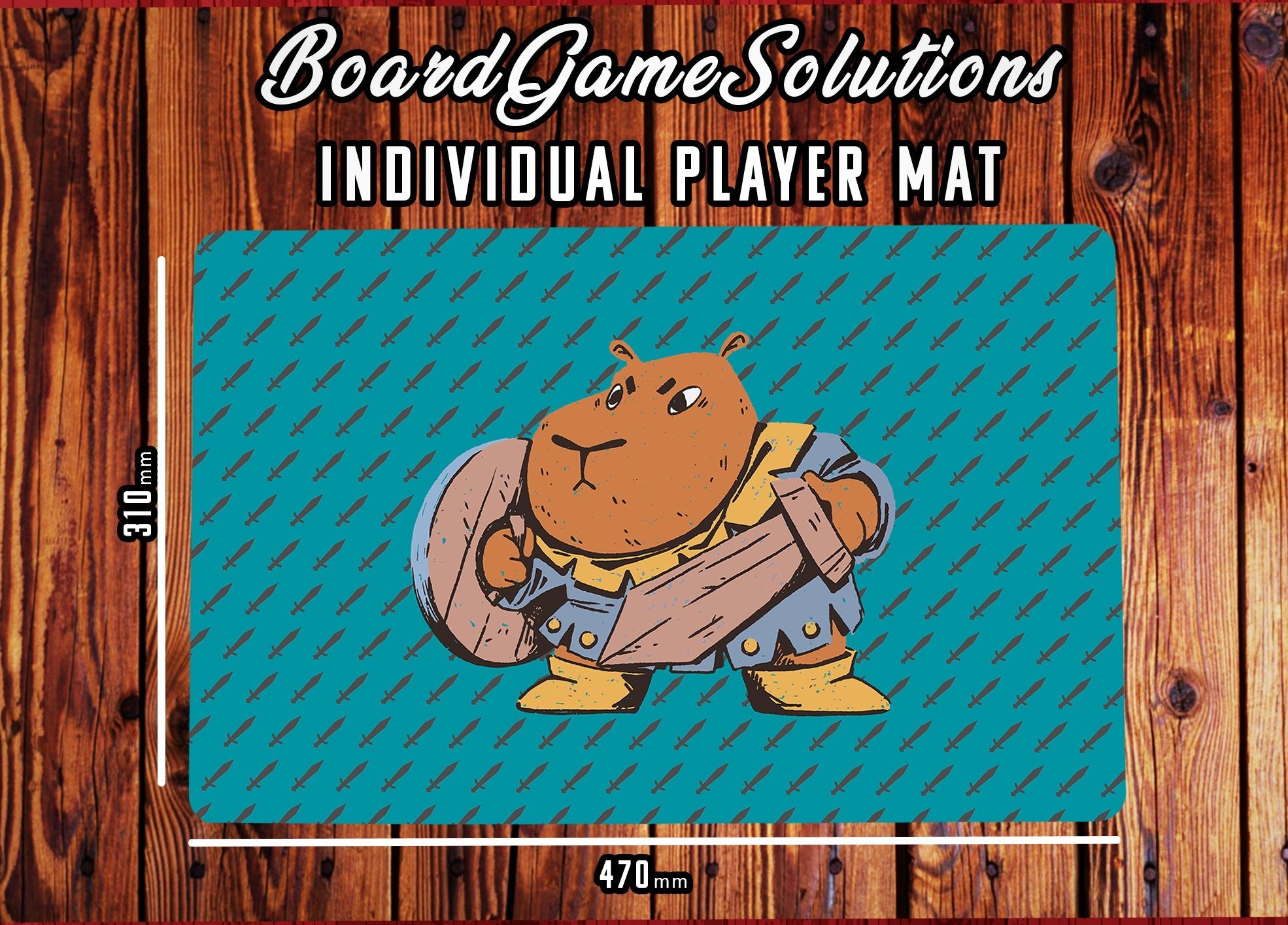 Playmat Capybara Tabletop Gaming Mat Playmat BoardGameSolutions
