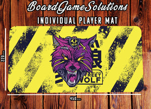 Playmat - Cyber Wolf Tabletop Gaming Mat Board Game Accessories, Tabletop Gaming Gifts, RPG Dnd Dice