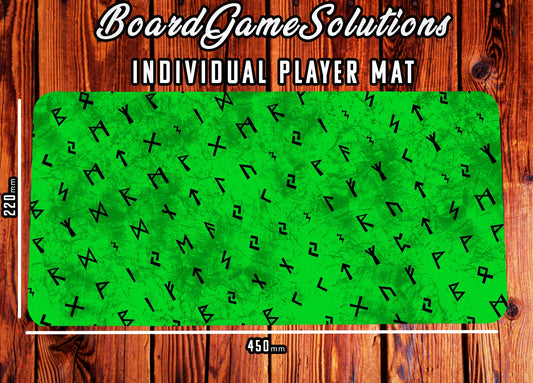 Playmat - Dwarven Runes Tabletop Gaming Mat Board Game Tabletop Gaming Gifts Accessories, RPG D&D Dice