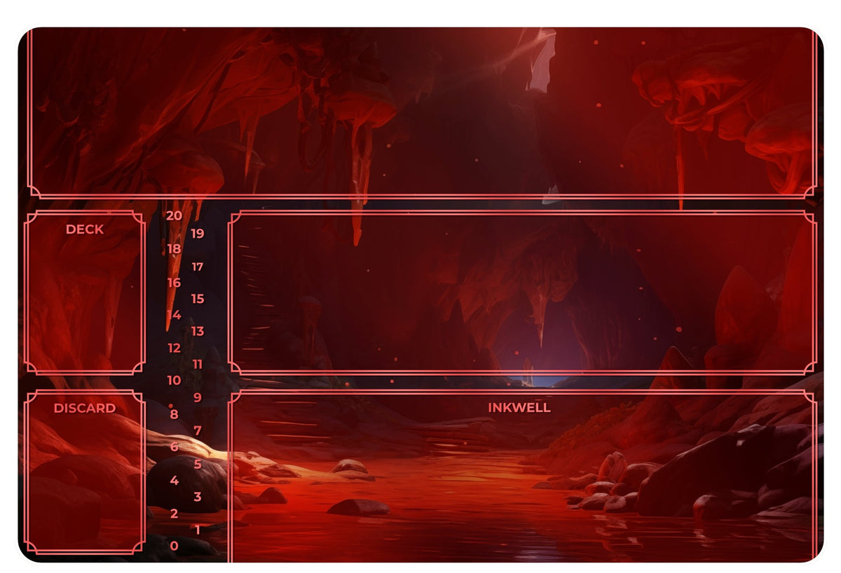 Playmat - Lorcana Trading Card Game Tabletop Gaming Mat Board Game Tabletop Gaming Gifts Accessories, RPG D&D Dice