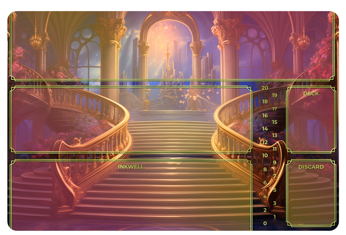 Playmat - Lorcana Trading Card Game Tabletop Gaming Mat Board Game Tabletop Gaming Gifts Accessories, RPG D&D Dice