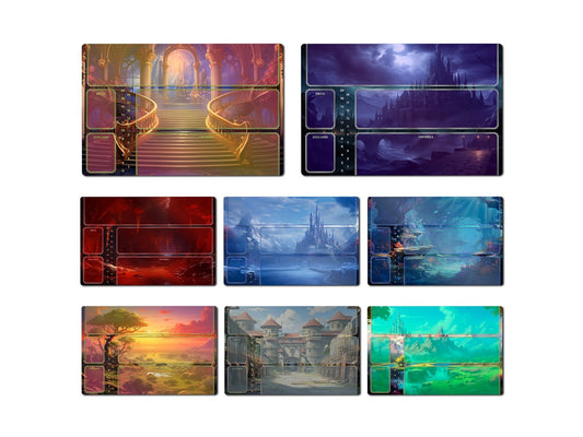 Playmat - Lorcana Trading Card Game Tabletop Gaming Mat Board Game Tabletop Gaming Gifts Accessories, RPG D&D Dice