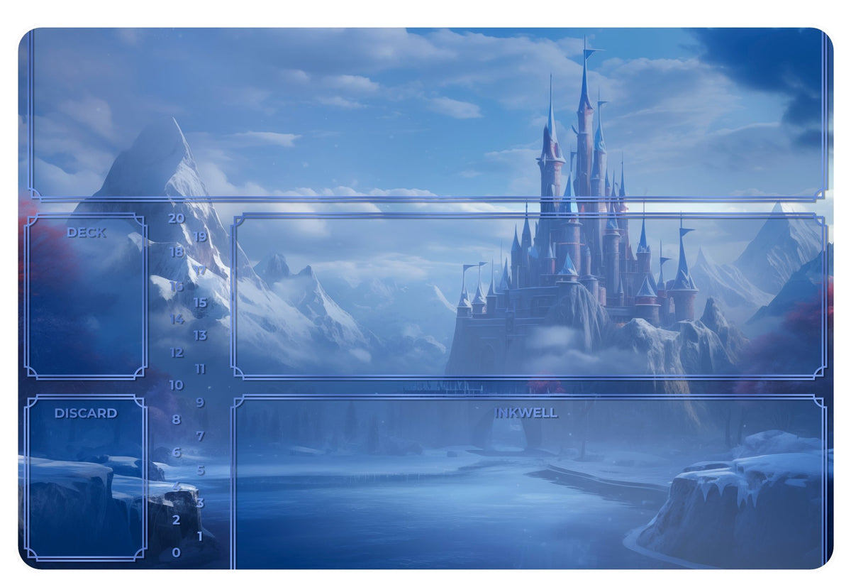 Playmat - Lorcana Trading Card Game Tabletop Gaming Mat Board Game Tabletop Gaming Gifts Accessories, RPG D&D Dice