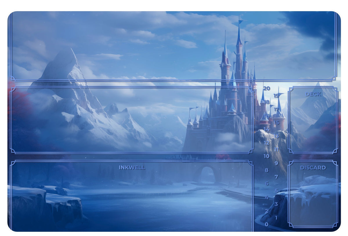 Playmat - Lorcana Trading Card Game Tabletop Gaming Mat Board Game Tabletop Gaming Gifts Accessories, RPG D&D Dice