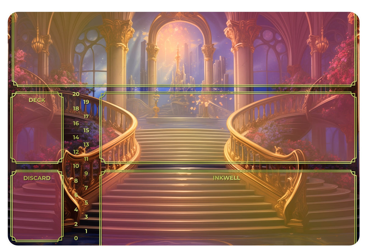 Playmat - Lorcana Trading Card Game Tabletop Gaming Mat Board Game Tabletop Gaming Gifts Accessories, RPG D&D Dice