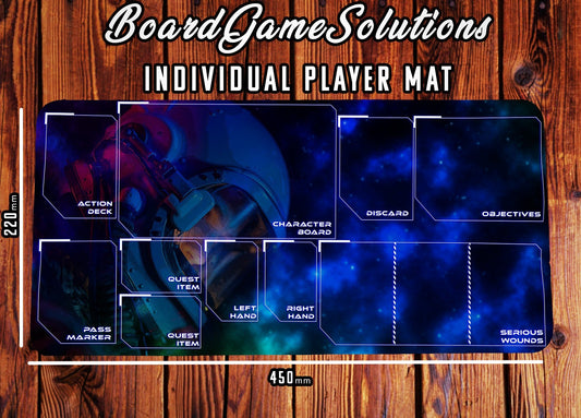 Playmat - Nemesis Individual Player Mats Board Game Tabletop Gaming Gifts Accessories, RPG D&D Dice