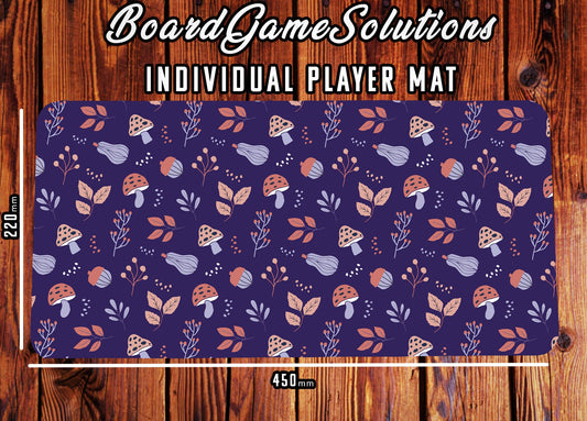 Playmat - Purple Mushroom Forest Tabletop Gaming Mat Board Game Tabletop Gaming Gifts Accessories, RPG D&D Dice