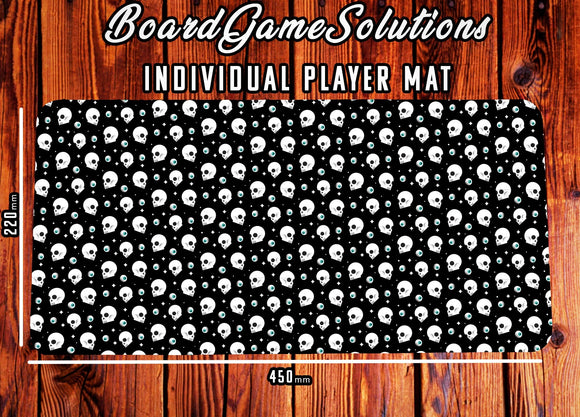 Playmat - Skulls Tabletop Gaming Player Mat Board Game Accessories, Tabletop Gaming Gifts, RPG Dnd Dice