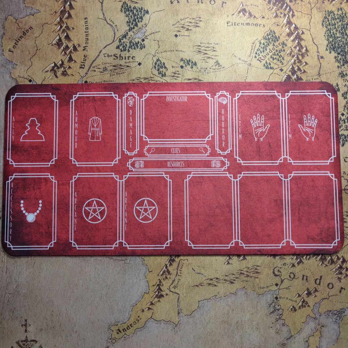 Playmat - Suitable for Arkham Horror LCG Board Game Tabletop Gaming Gifts Accessories, RPG D&D Dice
