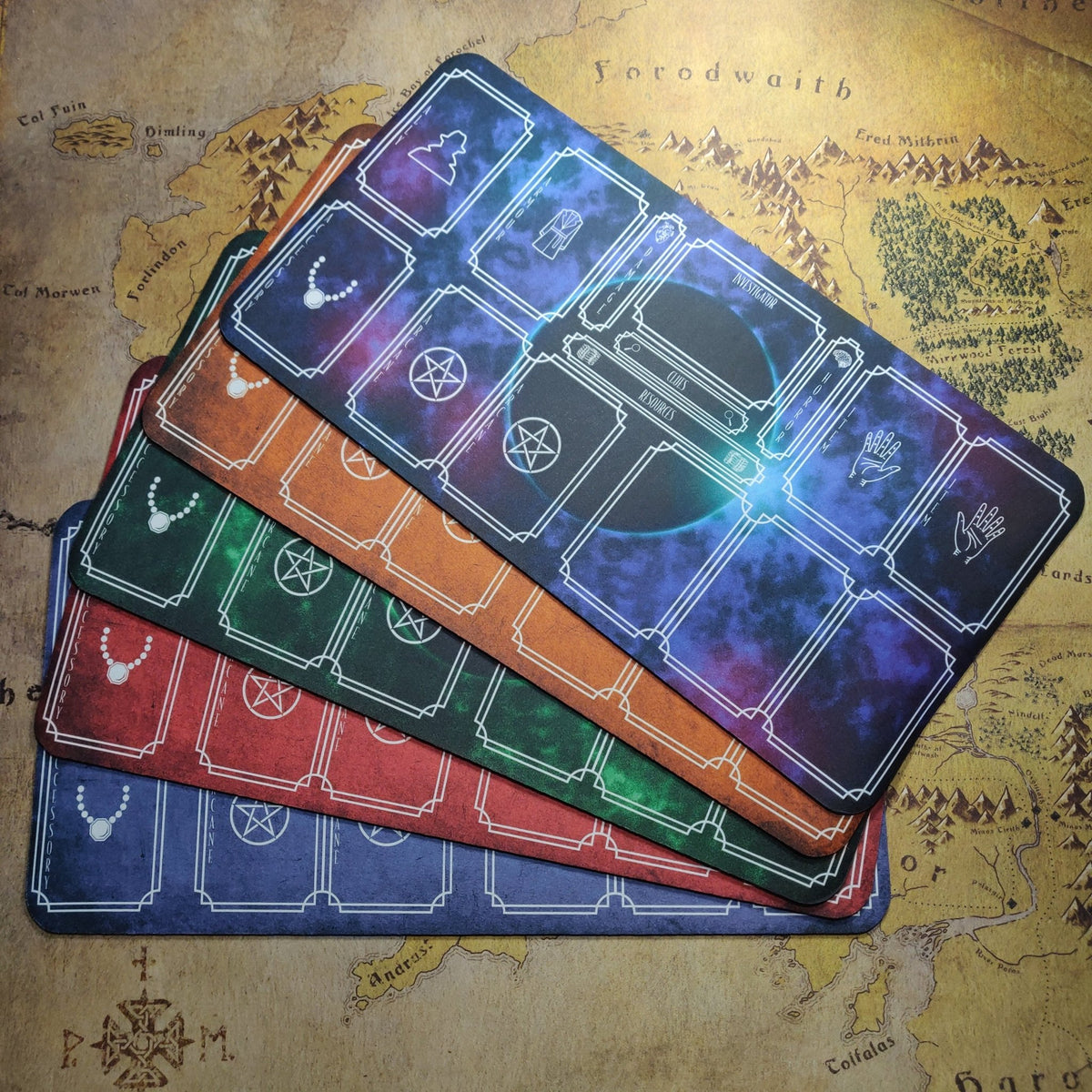 Playmat - Suitable for Arkham Horror LCG Board Game Tabletop Gaming Gifts Accessories, RPG D&D Dice